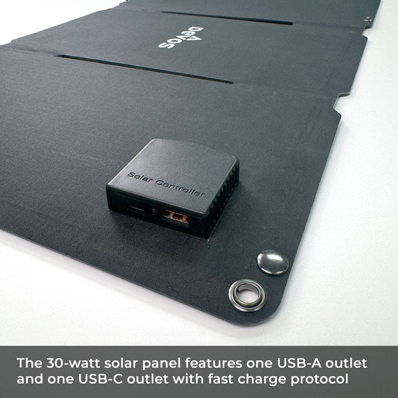 Load image into Gallery viewer, 30 Watt Minimalist 3-panel Folding Solar Panel
